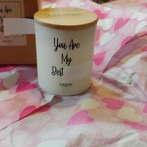 LaLeena Vanilla Scented Candle — White Label, Brown Box 15oz Soy